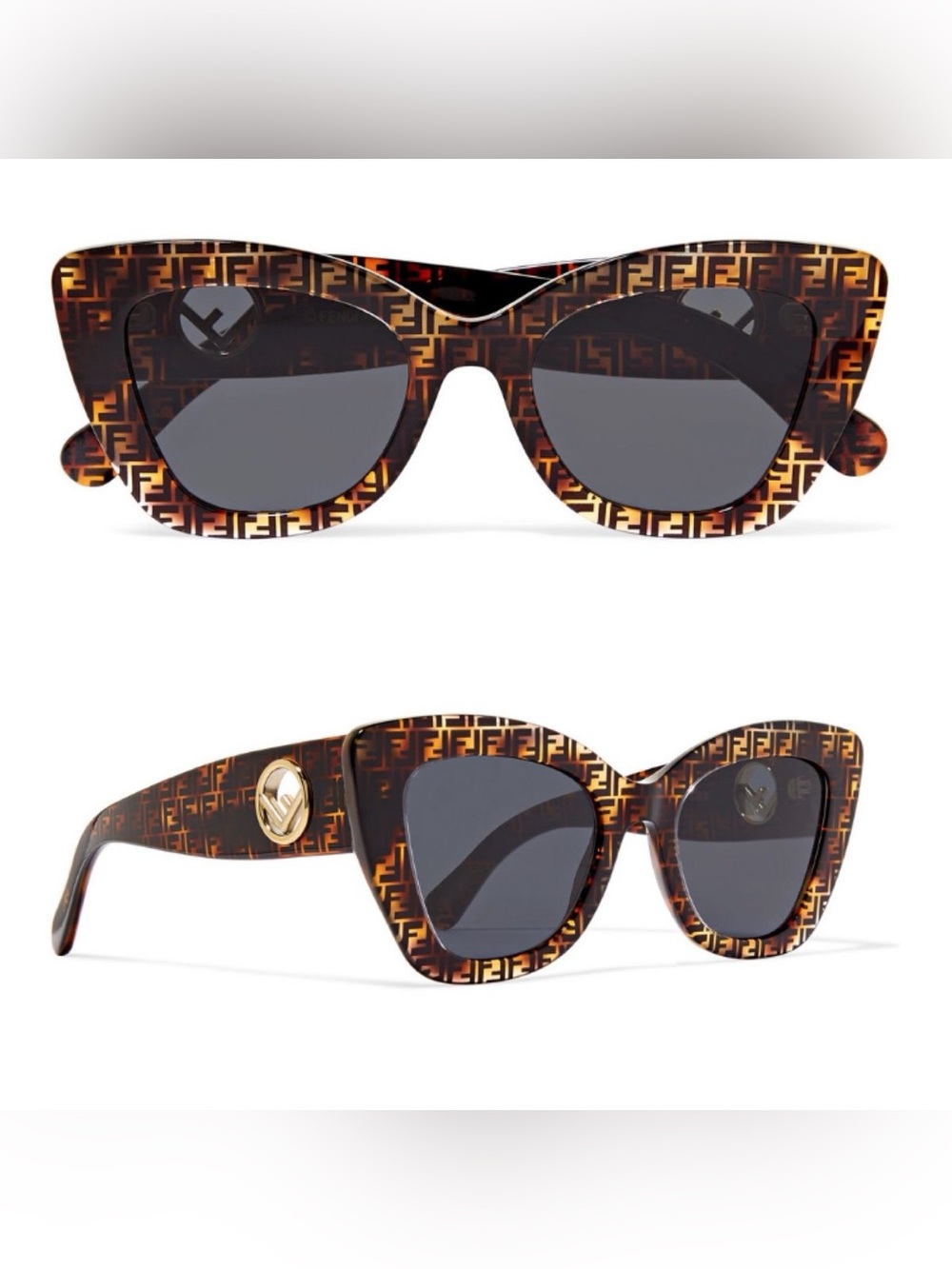 Fendi ‘F is Fendi’ Havana Cat Eye Sunglasses
